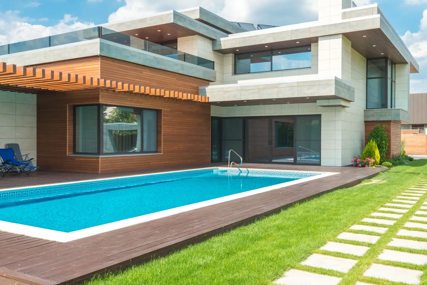 Swimming pool built in Hamilton East, NSW